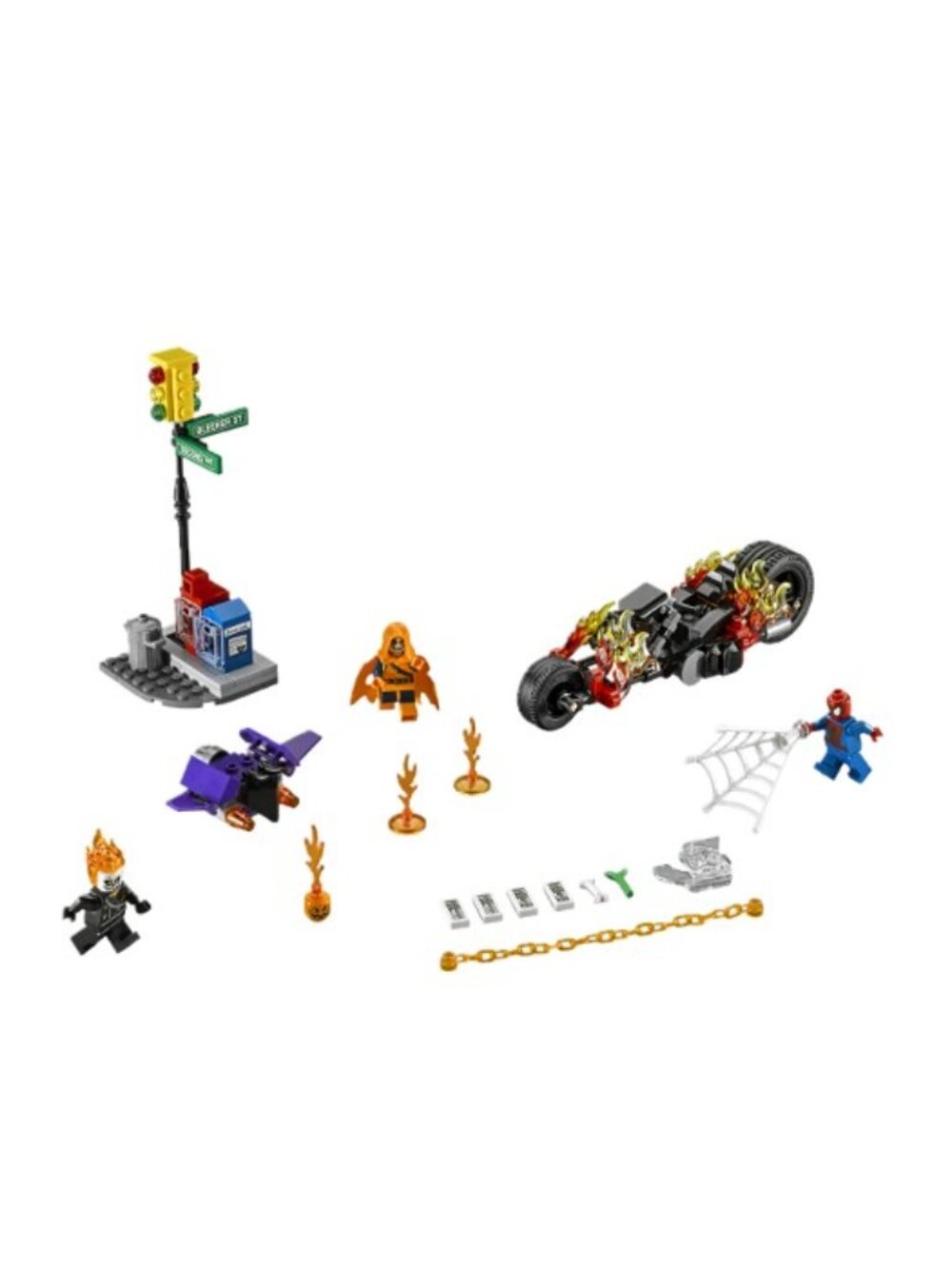 Lego set 76058 | Super Heroes - Spider-Man: Ghost Rider Team-up